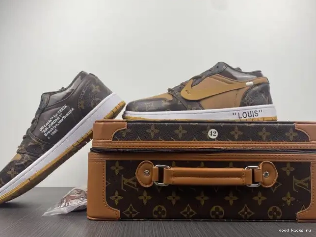 Cheap LOW OW AJ1 Air x Off-Louis 1 Jordan 0412